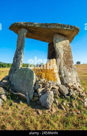 Portugal, Region Alentejo, Umgebung von Castelo de Vide, Melrica Dolmen Stockfoto