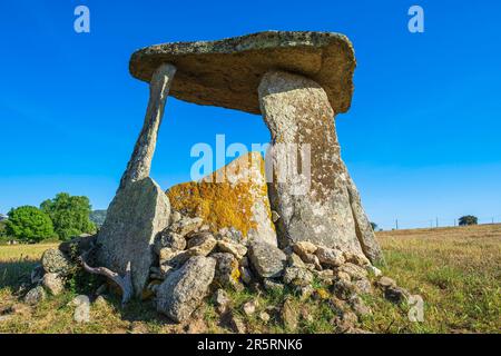 Portugal, Region Alentejo, Umgebung von Castelo de Vide, Melrica Dolmen Stockfoto