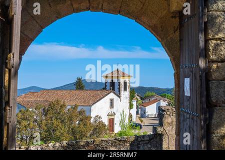 Portugal, Alentejo Region, Marvao, befestigtes mittelalterliches Dorf, Stadtmuseum in der Kirche Santa Maria Stockfoto