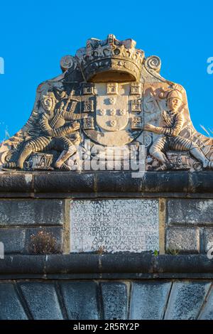 Portugal, Region Alentejo, Elvas, befestigte Garnisonsstadt (UNESCO-Weltkulturerbe), Innentor von Olivensa Stockfoto