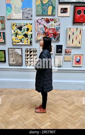 London, Großbritannien. 05. Juni 2023. London, Großbritannien. Presseansicht für die Sommerausstellung der Royal Academy of Arts, Piccadilly. Der britische Maler David Remfry RA übernimmt die Zügel als Ausstellungskoordinator. Die Sommerausstellung befasst sich mit dem Thema „nur Connect“, das aus dem berühmten Zitat in E.M Forsters „Howards End“ stammt. Kredit: michael melia/Alamy Live News Kredit: michael melia/Alamy Live News Stockfoto