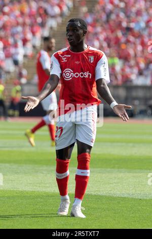 Lissabon, Portugal. 04. Juni 2023. Lissabon, Portugal. Bragas Stürmer aus Portugal Bruma (27) in Aktion während des Finales des portugiesischen Pokals Braga gegen Porto Credit: Alexandre de Sousa/Alamy Live News Stockfoto