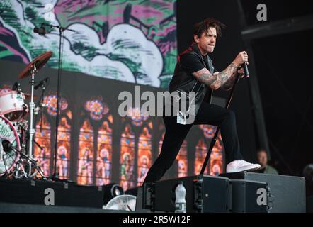 Billy Talent live beim Slam Dunk Festival North leeds uk, 28. Mai 2023. Stockfoto