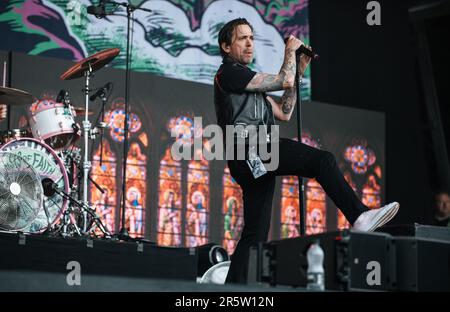 Billy Talent live beim Slam Dunk Festival North leeds uk, 28. Mai 2023. Stockfoto