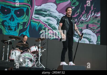 Billy Talent live beim Slam Dunk Festival North leeds uk, 28. Mai 2023. Stockfoto
