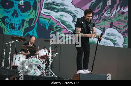 Billy Talent live beim Slam Dunk Festival North leeds uk, 28. Mai 2023. Stockfoto