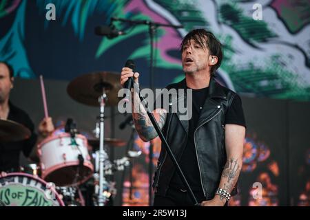 Billy Talent live beim Slam Dunk Festival North leeds uk, 28. Mai 2023. Stockfoto