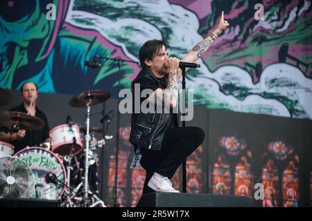 Billy Talent live beim Slam Dunk Festival North leeds uk, 28. Mai 2023. Stockfoto