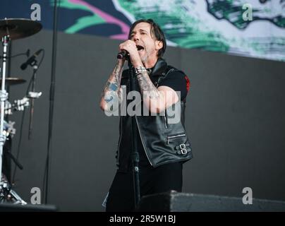 Billy Talent live beim Slam Dunk Festival North leeds uk, 28. Mai 2023. Stockfoto