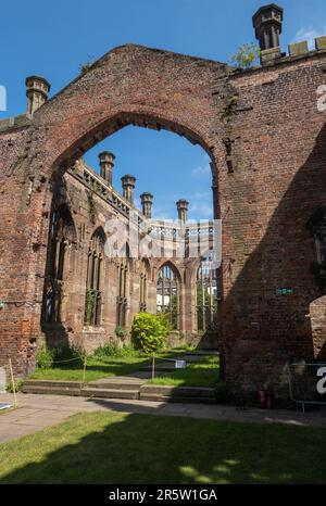 St. Lukes zerbombte Kirche in Liverpool Stockfoto