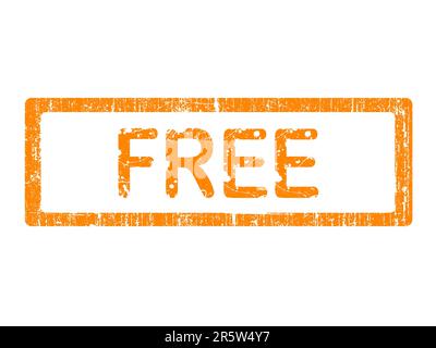 Grunge Bürostempel mit FREIEN Wörtern in einem Grunge-Text. (Die Briefe wurden speziell von Hand gestaltet und erstellt) Stock Vektor