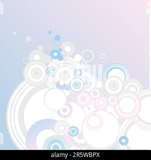 Kreis-Hintergrund.                 Illustration der Hintergrund für viele Anwendungen nützlich. . Vektor-Illustration. Stock Vektor