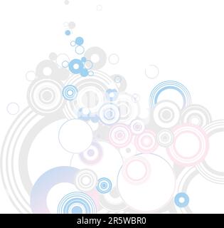 Kreis Hintergrund Illustration Hintergrund für viele Anwendungen nützlich. . Vektor-Illustration. Stock Vektor