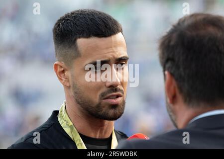 Lissabon, Portugal. 04. Juni 2023. Lissabon, Portugal. Portos Torwart von Portugal Diogo Costa (99) während des Finales des portugiesischen Pokals Braga gegen Porto Credit: Alexandre de Sousa/Alamy Live News Stockfoto