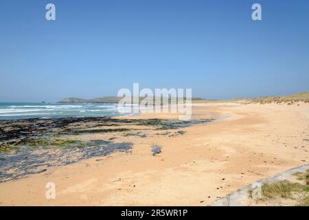 Constantine Bay Beach, Cornwall, England, Großbritannien Stockfoto