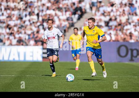 Aarhus, Dänemark. 04., Juni 2023. Nicolai Vallys (7) von Broendby, WENN sie während des 3F. Superliga-Spiels zwischen Aarhus GF und Broendby IF im Ceres Park in Aarhus gesehen wurden. (Foto: Gonzales Photo - Morten Kjaer). Stockfoto