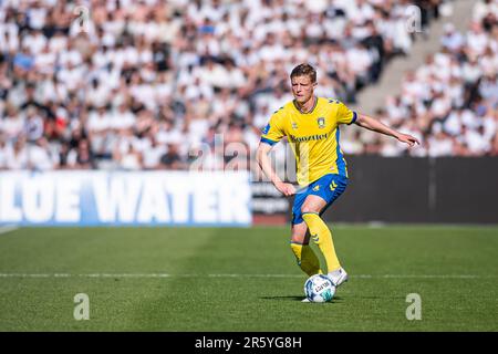 Aarhus, Dänemark. 04., Juni 2023. Frederik Winther (4) von Broendby, WENN während des 3F stattfindenden Superliga-Spiels zwischen Aarhus GF und Broendby IF im Ceres Park in Aarhus gesehen. (Foto: Gonzales Photo - Morten Kjaer). Stockfoto