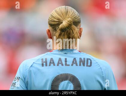 03. Juni 2023 – Manchester City/Manchester United – Emirates FA Cup Final – Wembley Stadium Manchester City Erling Haaland während des FA Cup Finales 2023. Bild : Mark Pain / Alamy Live News Stockfoto