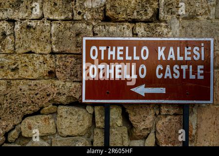 5. April 2023 Famagusta Zypern. Schloss Othello in Famagusta Zypern Stockfoto