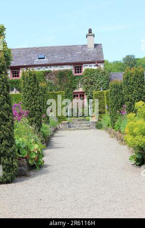 Plas Cadnant, Versteckte Gärten Stockfoto