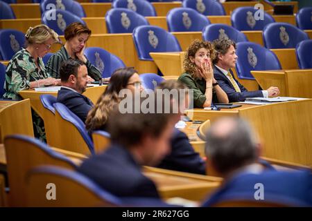 DEN HAAG - Sophie Hermans (VVD) während einer Aussprache über den Bericht des parlamentarischen Untersuchungsausschusses Erdgasförderung Groningen. ANP PHIL NIJHUIS niederlande raus - belgien raus Stockfoto