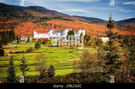 Das Mount Washington Resort in Bretton Woods, New Hampshire. Stockfoto