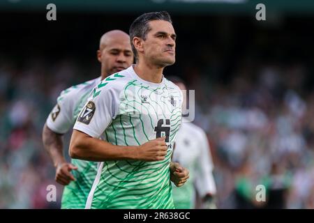 Sevilla, Spanien. 6. Juni 2023. Juan Gutierrez „Juanito“ beim Joaquin Sanchez Tribute Match im Estadio Benito Villamarin am 06. Juni 2023 in Sevilla, Spanien. (Kreditbild: © Jose Luis Contreras/DAX via ZUMA Press Wire) NUR REDAKTIONELLE VERWENDUNG! Nicht für den kommerziellen GEBRAUCH! Stockfoto