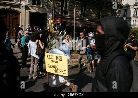 Paris, Frankreich. 01. Juni 2023. Proteste gegen die Rentenreform. Paris, 6. Juni 2023. Fotos von Jérémy Paoloni/ABACAPRESS.COM Kredit: Abaca Press/Alamy Live News Stockfoto