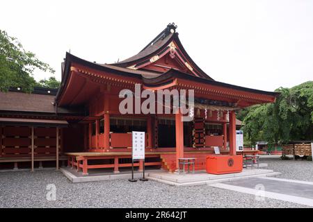 Mt. Fuji Hongu Sengen Taisha-Schrein Stockfoto