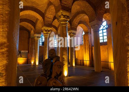 Gulhane Zisterne oder Gulhane Sarnici in Istanbul. Istanbul Turkiye - 3.30.2023 Stockfoto