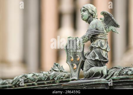 Das Wappen der Familie Colleoni in Bergamo Italien Stockfoto