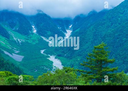 Nördliche Alpen Bergkette Stockfoto