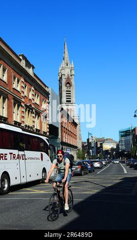 Die John's Lane Church auf der Thomas Street in Dublin, Irland. Stockfoto