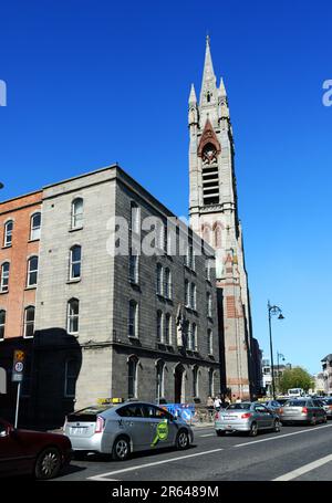 Die John's Lane Church auf der Thomas Street in Dublin, Irland. Stockfoto