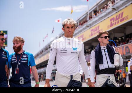 Circuit de Barcelona-Catalunya, Barcelona, SpainMonaco, 4. Juni 2023: Alex Albon, während des Formel-1-Grand Prix von Monaco Stockfoto
