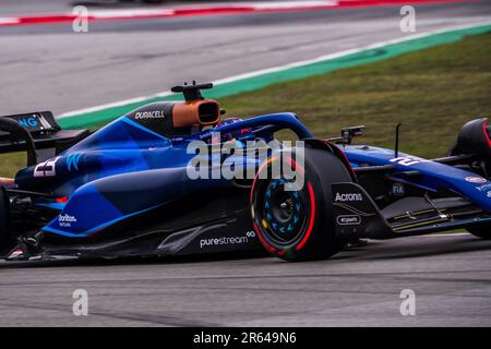Circuit de Barcelona-Catalunya, Barcelona, SpainMonaco, 3. Juni 2023: Alex Albon, während des Formel-1-Grand Prix von Monaco Stockfoto