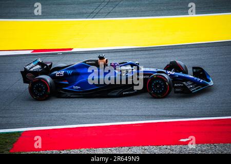 Circuit de Barcelona-Catalunya, Barcelona, SpainMonaco, 3. Juni 2023: Alex Albon, während des Formel-1-Grand Prix von Monaco Stockfoto
