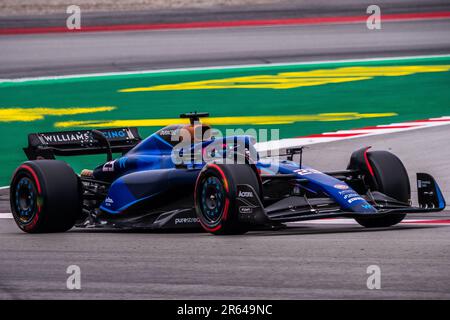 Circuit de Barcelona-Catalunya, Barcelona, SpainMonaco, 3. Juni 2023: Alex Albon, während des Formel-1-Grand Prix von Monaco Stockfoto