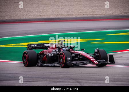 Circuit de Barcelona-Catalunya, Barcelona, SpainMonaco, 3. Juni 2023: Valtteri Bottas, während des Formel 1 Grand Prix von Monaco Stockfoto