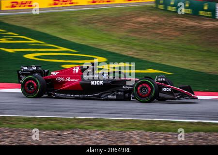 Circuit de Barcelona-Catalunya, Barcelona, SpainMonaco, 3. Juni 2023: Valtteri Bottas, während des Formel 1 Grand Prix von Monaco Stockfoto