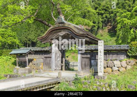 Ichijodani, die Ruinen des Asakura-Clans Stockfoto