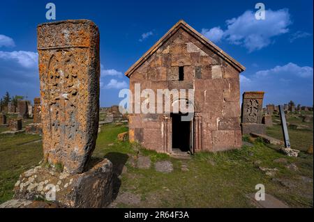 Friedhof Noratus, See Sevan, Armenien Stockfoto