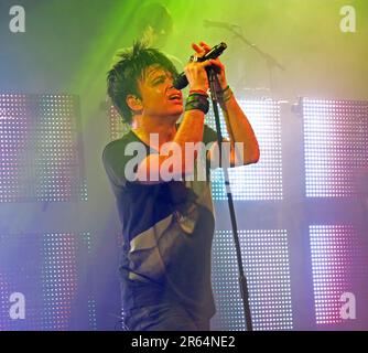 Gary Numan, Splinter Tour UK Leg Gig, Auftritt an der Manchester Academy 20131114, Oxford Road, England, UK, M13 9PR Stockfoto