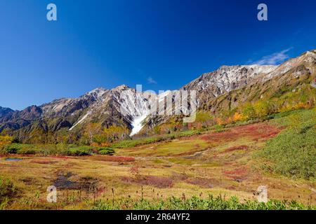 Bergkette von Hakuba Stockfoto