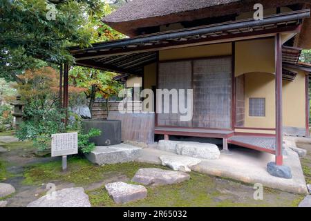 Kenrokuen Shiguretei Stockfoto