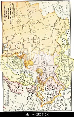 "Mittelalterliche und moderne Zeiten : eine Einführung in die Geschichte Westeuropas bildet die Auflösung des Römischen Reiches bis zur Gegenwart" (1919) Stockfoto
