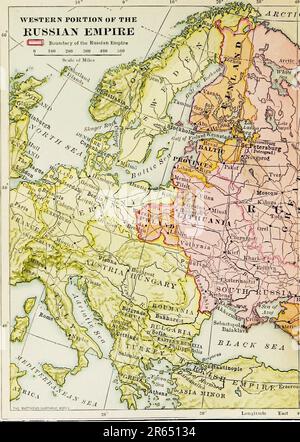 "Mittelalterliche und moderne Zeiten : eine Einführung in die Geschichte Westeuropas bildet die Auflösung des Römischen Reiches bis zur Gegenwart" (1919) Stockfoto