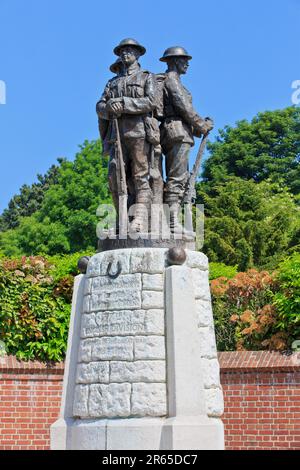 Das British 37. Division Monument (erster Weltkrieg) in Monchy-le-Preux (Pas-de-Calais), Frankreich Stockfoto