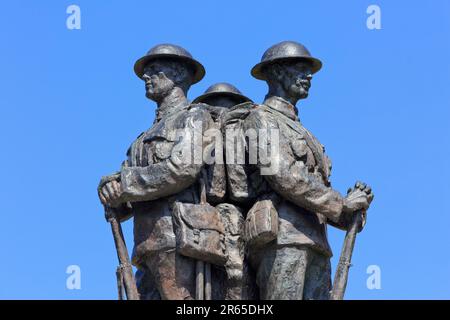 Das British 37. Division Monument (erster Weltkrieg) in Monchy-le-Preux (Pas-de-Calais), Frankreich Stockfoto