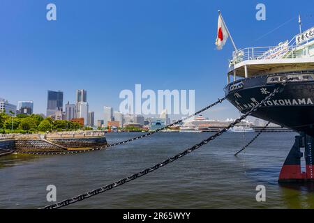 Landschaft von Yokohama Stockfoto